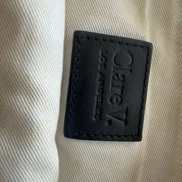 Clare V. Moyen Woven Messenger Bag in Cream - Picture 11 of 12